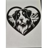 copy of Newfoundland dog guardian angel