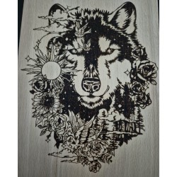 copy of Wolfsmutter mit Welpen
