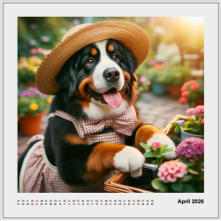 copy of Kalender 2024 - Quadratisch - schön - groß